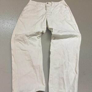 Brand X Marithe Francois Girbaud  Authentic Fit White Baggy Jeans Size 40